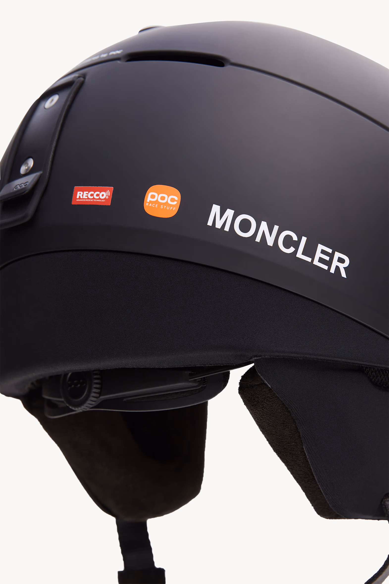 Logo Ski Helmet Black Moncler 4